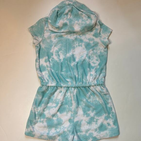 Carter's Girls Terry Cloth Hooded Romper Size 8 - Picture 5 of 5